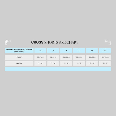 Cross Shorts Black Aztec