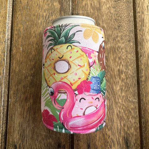 Stubby Holder Donut Drink without me